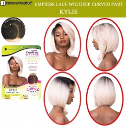 Sensationnel Empress Synthetic Lace Front Wig Curved Part Kylie