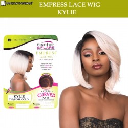 Sensationnel Empress Synthetic Lace Front Wig Curved Part Kylie Sensationnel Empress Synthetic Lace Front Wig Curved Part Kylie