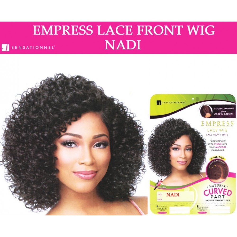 Sensationnel Empress Synthetic Lace Front Wig Curved Part Nadi