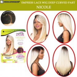 Sensationnel Empress Synthetic Lace Front Wig Curved Part Nicole