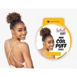 Sensationnel Instant Pony Synthetic Heat Resistant Draw String Ponytail Mini Coil Puff Ip002
