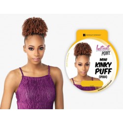 Sensationnel Instant Pony Synthetic Heat Resistant Draw String Ponytail Mini Kinky Puff Ip004