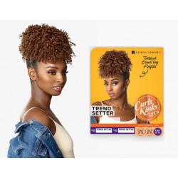 Sensationnel Instant Pony Synthetic Heat Resistant Textured Draw String Ponytail Curls Kinks Trend Setter