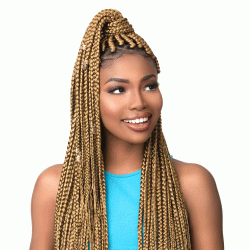 Sensationnel African Collection 100% Kanekalon Hair Pre-stretched Braid 3x Ruwa 48" Sensationnel African Collection 100% Kanekalon Hair Pre-stretched Braid 3x Ruwa 48"