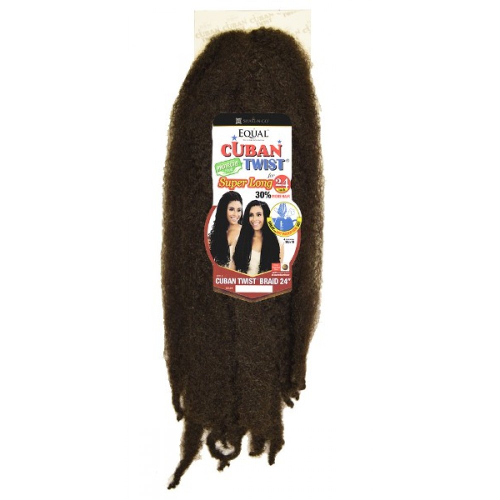 Shake N Go Equal Synthetic Hair Crochet Braid Cuban Twist 24