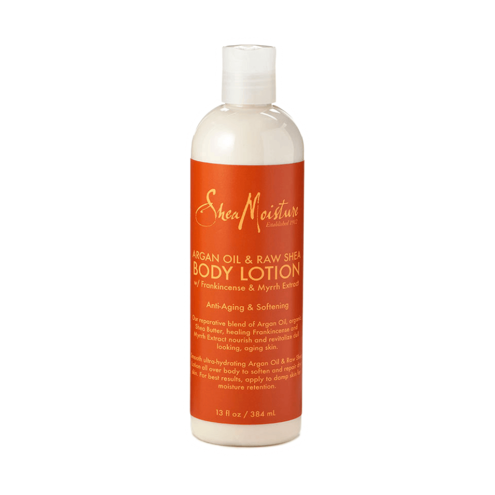 shea moisture argan oil & raw sheabutter body lotion