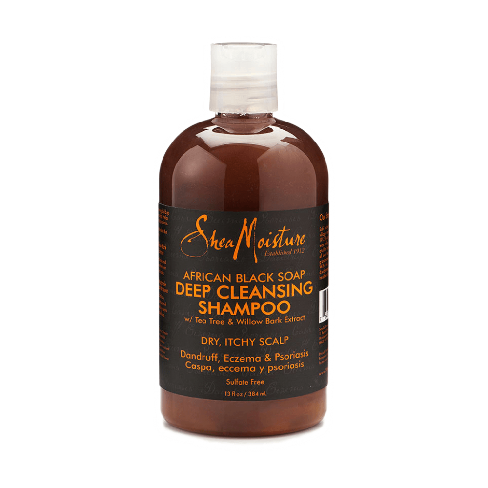 shea moisture african black soapdeep cleansing shampoo