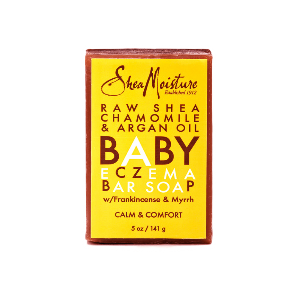 shea moisture kids raw shea chamomile & argan oil babyeczema bar soap