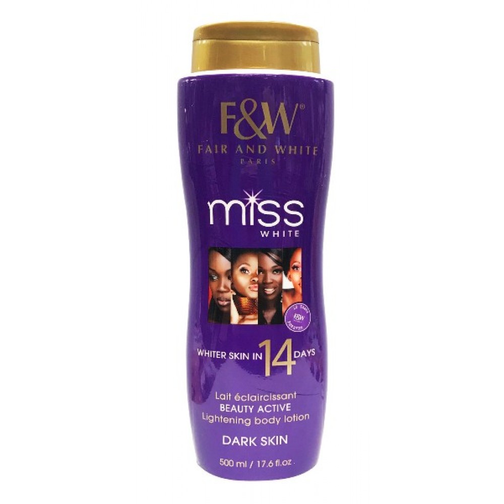 Fair And White Miss White 14 Days Lightening Body Lotion 500 Ml