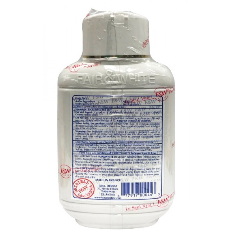 Fair And White Body Clearing Milk Lotion 500 Ml