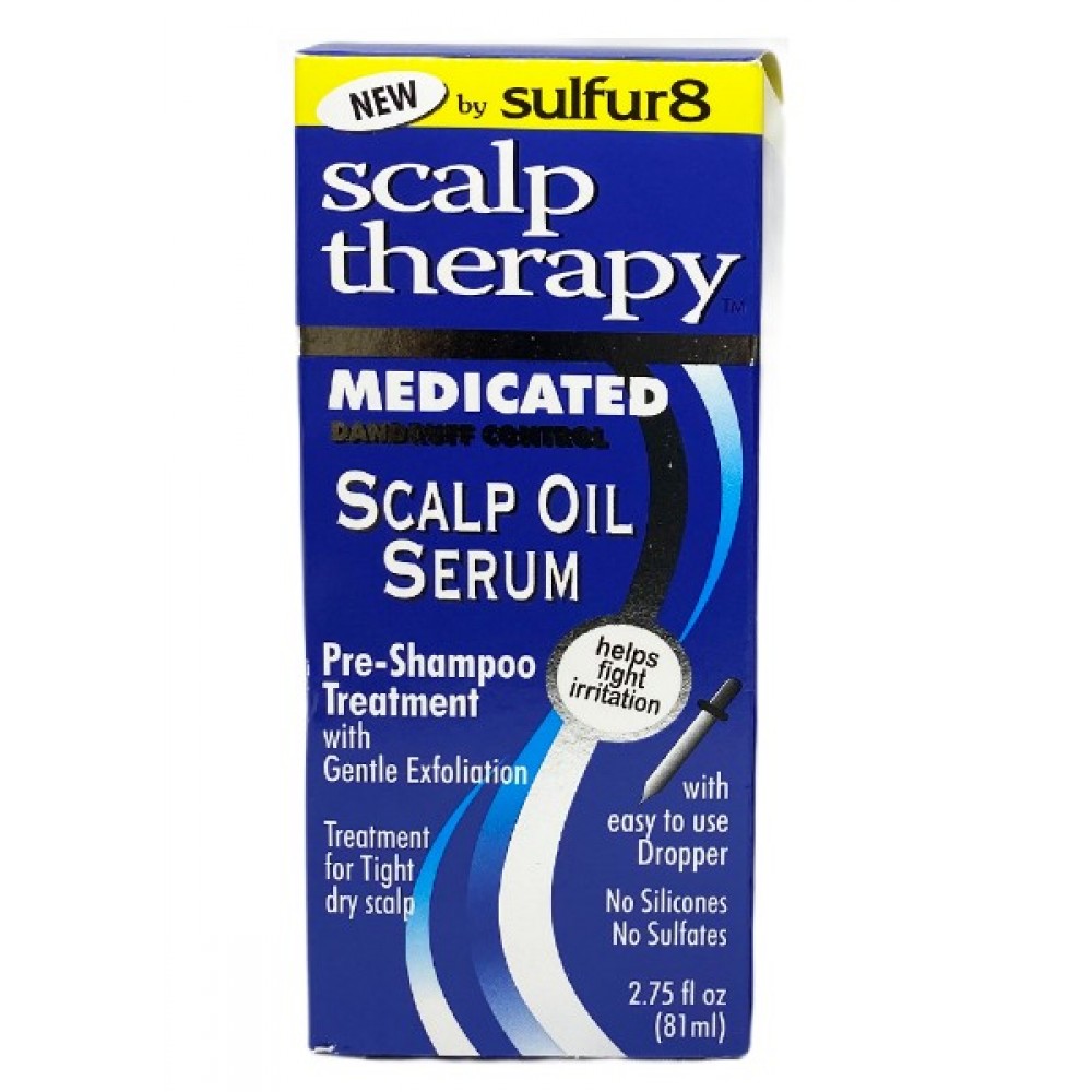 Sulfur8 Scalp Therapy Medicated Dandruff Control Scalp Oil Serum 2.75 Oz Sulfur8 Scalp Therapy Medicated Dandruff Control Scalp Oil Serum 2.75 Oz