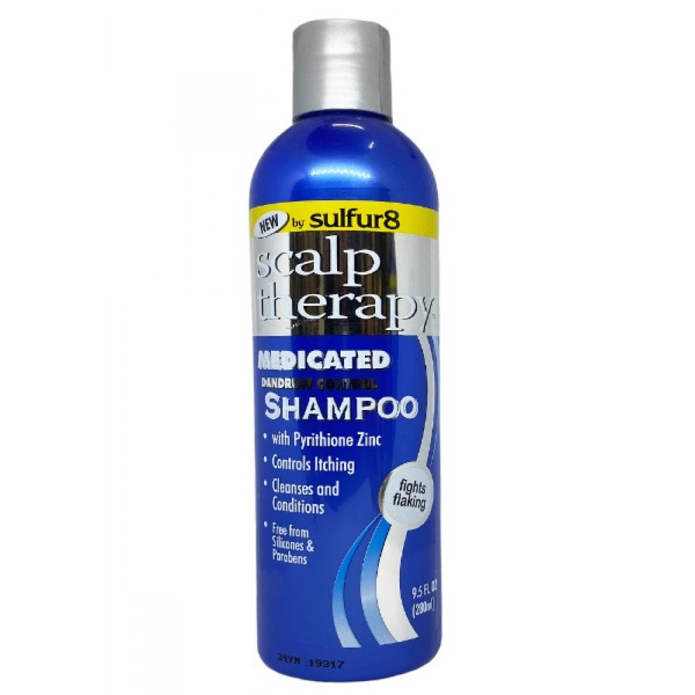 Sulfur8 Scalp Therapy Medicated Dandruff Control Shampoo 9.5 Oz