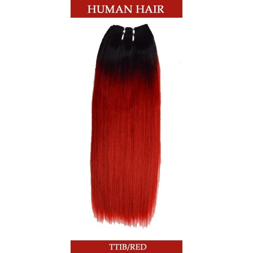 Two Tone Yaki Straight Human Hair Weave