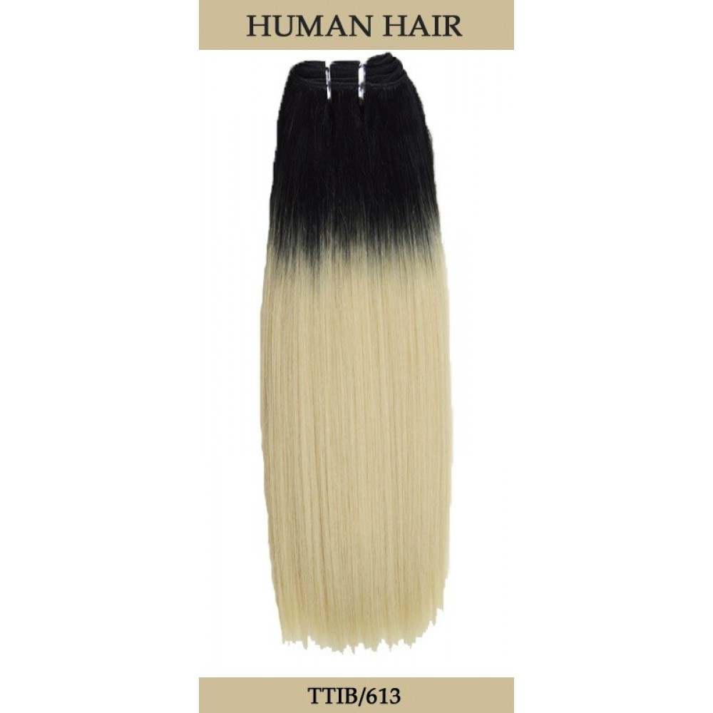 Two Tone Yaki Straight Human Hair Weave