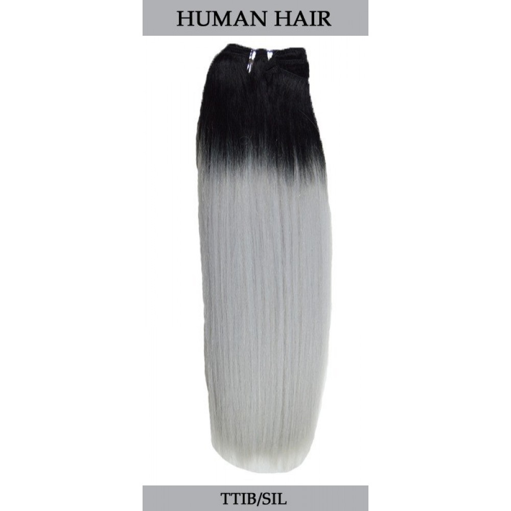 Two Tone Yaki Straight Human Hair Weave