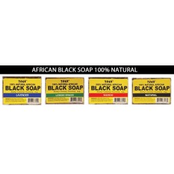 Taha African Black Soap 100% Natural 5 Oz Taha African Black Soap 100% Natural 5 Oz