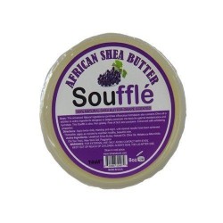 Taha African Shea Butter 100% Natural Creme Grape Scented 8 Oz 