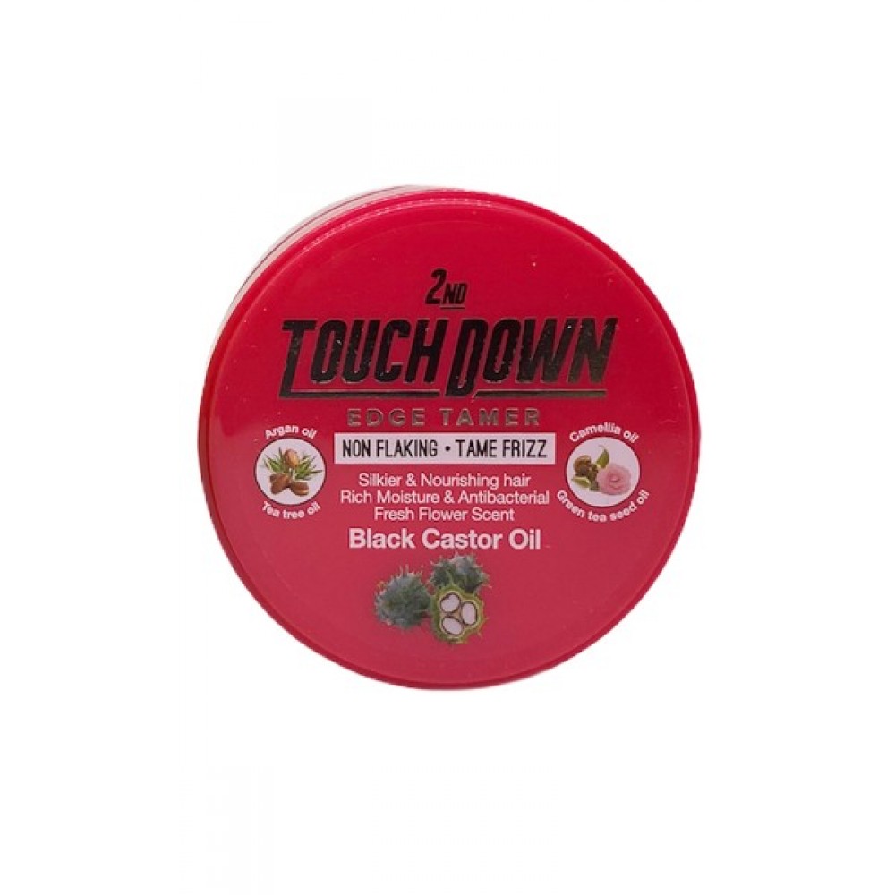 Touch Down 2nd Edge Tamer Black Castor Oil 2.28 Oz