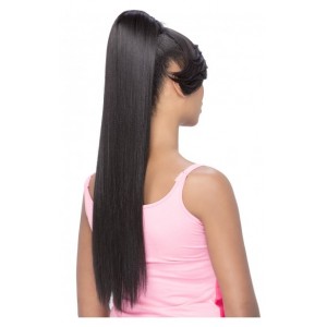 Vivica A Fox Synthetic Heat Resistant Bang N Pony Draw String Fendy