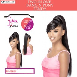 Vivica A Fox Synthetic Heat Resistant Bang N Pony Draw String Fendy