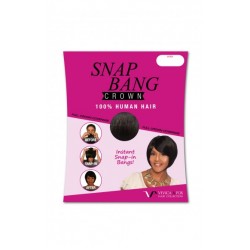 Vivica A Fox Snap Bang Crown Top Piece 100% Human Hair Extension Vivica A Fox Snap Bang Crown Top Piece 100% Human Hair Extension