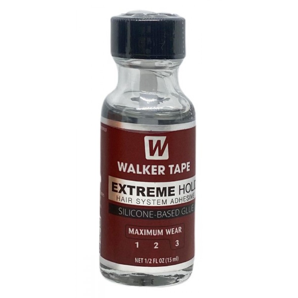 Walker Tape Extreme Hold Lace Glue Adhesive Silicone Based Glue Maximum Wear 0.50 Oz
