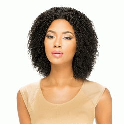 sensationnel unprocessed peruvian virgin remy human hair weave bare & natural cork screw 10s 3pcs