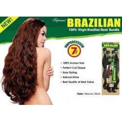 bijoux beauty element soprano unprocessed  brazilian virgin remy human hair weave natural wavy  6pcs + free closure
