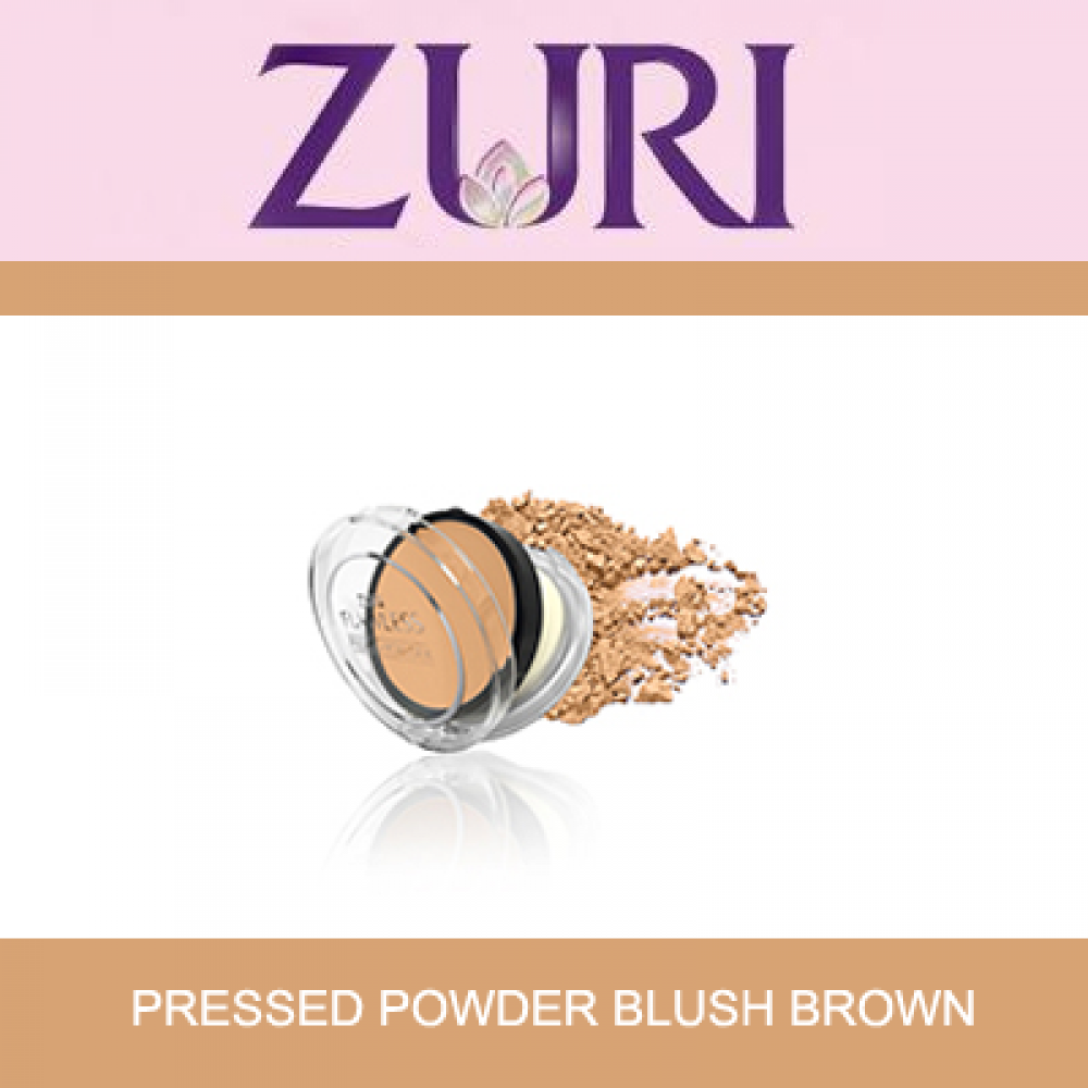 Zuri Pressed Powder Blush Brown